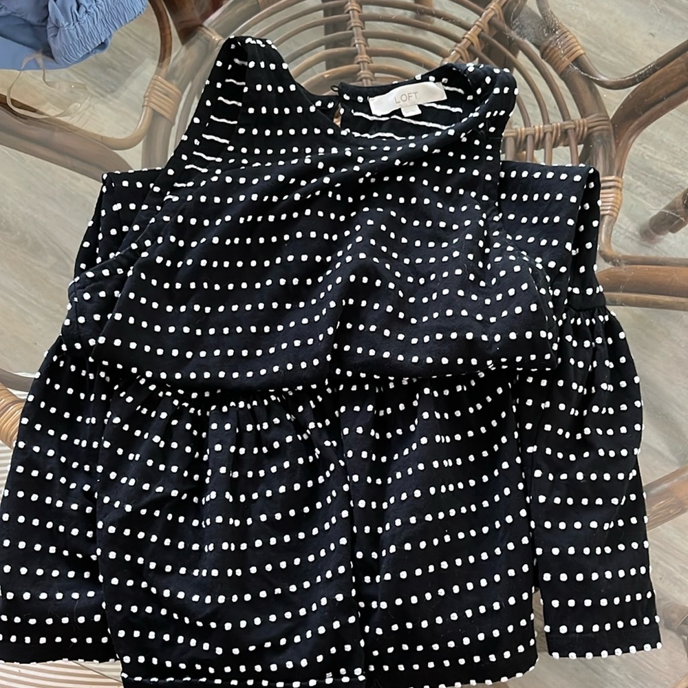 Polka dot dress by LOFT